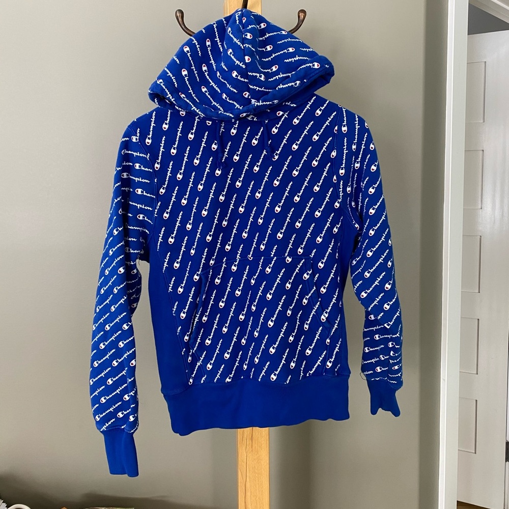 Champion Blue Logo Men's Sweater